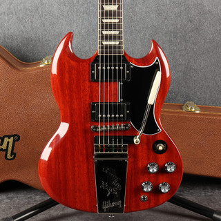 Gibson SG Standard 61 Maestro Vibrola - Vintage Cherry - Hard Case - 2nd Hand