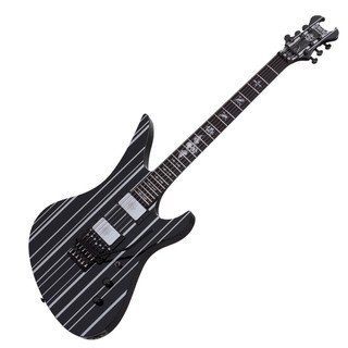 Schecter Synyster Gates Custom - Gloss Black w/Silver Pin Stripes