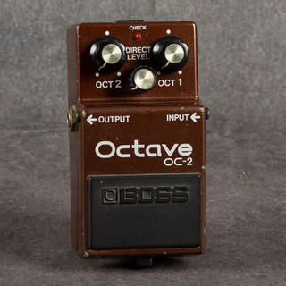 Boss OC-2 Octaver - Black Label - Made In Japan - 2nd Hand Boss OC-2 Octaver - Black Label - Made In Japan - 2nd Hand