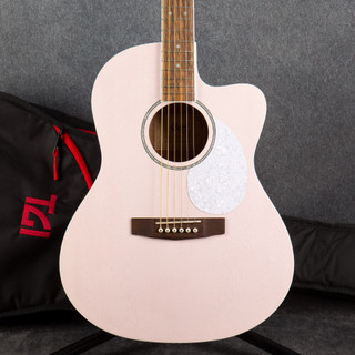 Cort Jade Classic Electro-Acoustic Guitar Pastel Pink Open Pore - Bag - 2nd Hand