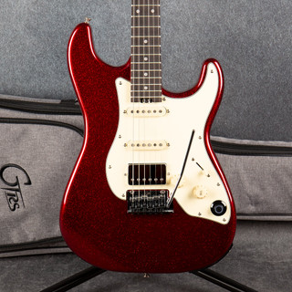 Mooer GTRS 800 Intelligent Guitar - Metallic Red - Gig Bag - 2nd Hand