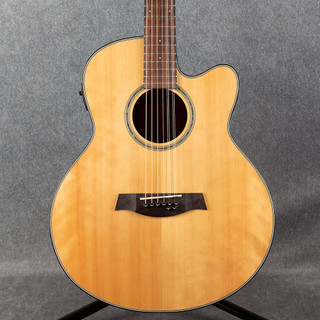 Ibanez AEL108TD-NT 8-String Electro-Acoustic - Natural - 2nd Hand
