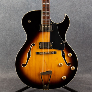 Vintage VSA575 Semi Acoustic Guitar - Vintage Sunburst - 2nd Hand Vintage VSA575 Semi Acoustic Guitar - Vintage Sunburst - 2nd Hand
