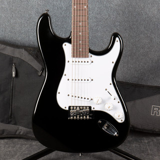 Johnny Brook Electric Guitar - Black - Gig Bag - 2nd Hand