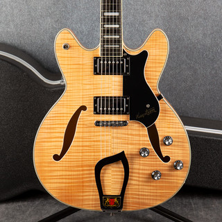 Hagstrom Viking Deluxe - Natural - Hard Case - 2nd Hand
