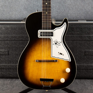 Harmony H46 Stratotone Mars 1964 Original - Sunburst - Hard Case - 2nd Hand Harmony H46 Stratotone Mars 1964 Original - Sunburst - Hard Case - 2nd Hand
