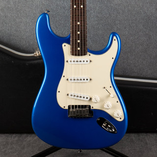 Fender USA Strat - AM Standard Body-AM Pro Neck - Chrome Blue - Case - 2nd Hand
