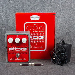 Electro-Harmonix Micro Pog Polyphonic Octave Generator - Box & PSU - 2nd Hand