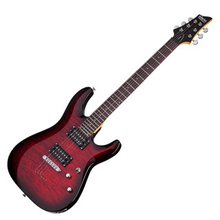 Schecter C-6 Plus - Black Cherry Burst