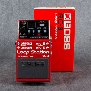 Boss RC-3 Loop Station Pedal - Boxed - 2nd Hand (126686) Boss RC-3 Loop Station Pedal - Boxed - 2nd Hand (126686)