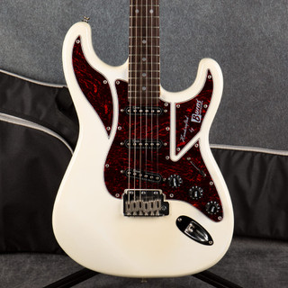 Burns Cobra Club Series Guitar - White - Gig Bag - 2nd Hand