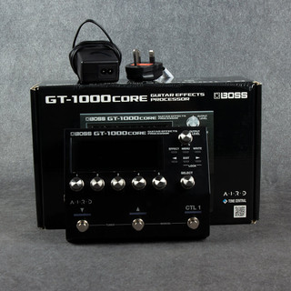 Boss GT-1000 CORE Multi-Effects Processor - Box & PSU - 2nd Hand Boss GT-1000 CORE Multi-Effects Processor - Box & PSU - 2nd Hand