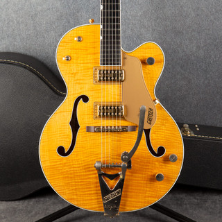 Gretsch G6120 AM Chet Atkins Pro - Flame Natural - Hard Case - 2nd Hand