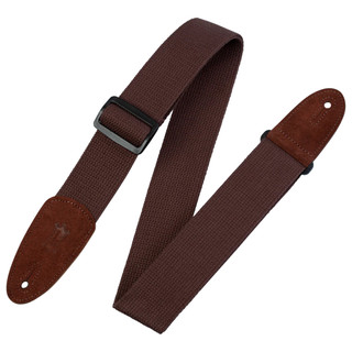 Levy's Cotton & Suede Series Guitar Strap - Brown Levy's Cotton & Suede Series Guitar Strap - Brown