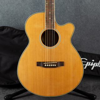 Epiphone PR-4E Acoustic Guitar - Natural - Gig Bag - 2nd Hand