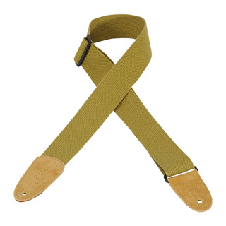 Levy's Cotton & Suede Series Guitar Strap - Tan Levy's Cotton & Suede Series Guitar Strap - Tan