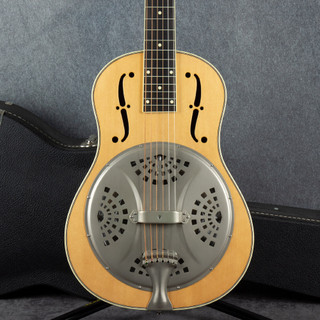 National Dobro Resophonic Type D - Natural - Hard Case - 2nd Hand