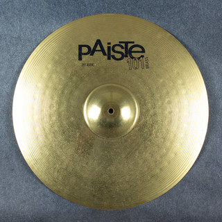 Paiste 101 Brass Ride 20 - 2nd Hand Paiste 101 Brass Ride 20 - 2nd Hand