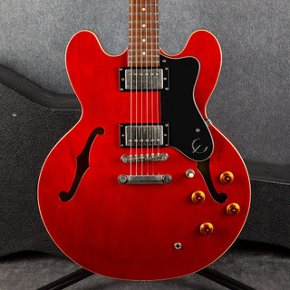 Epiphone ES-335 Dot - Cherry - Hard Case - 2nd Hand (127828)