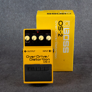 Boss OS-2 Overdrive/Distortion Pedal - Boxed - 2nd Hand (128505)