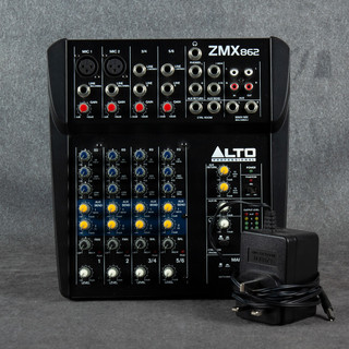 Alto ZMX862 Mixer with PSU - 2nd Hand Alto ZMX862 Mixer with PSU - 2nd Hand