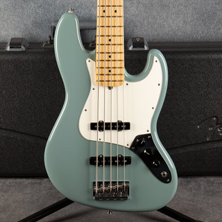Fender American Professional Jazz Bass V - Sonic Grey - Hard Case - 2nd Hand