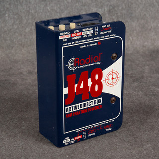 Radial J48 Active Direct Box 48V Phantom Powered - 2nd Hand Radial J48 Active Direct Box 48V Phantom Powered - 2nd Hand
