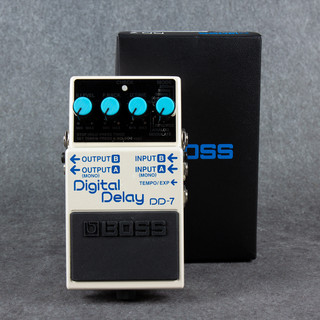 Boss DD-7 Digital Delay Pedal - Boxed - 2nd Hand (129401) Boss DD-7 Digital Delay Pedal - Boxed - 2nd Hand (129401)