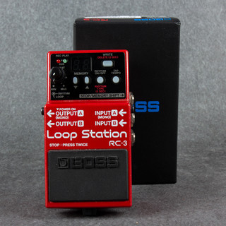 Boss RC -3 Loop Station Pedal - Boxed - 2nd Hand Boss RC -3 Loop Station Pedal - Boxed - 2nd Hand