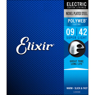 Elixir Electric Polyweb Strings - Sup Lgt (.009 - .042) Elixir Electric Polyweb Strings - Sup Lgt (.009 - .042)