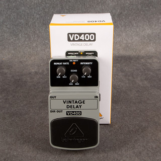 Behringer Vintage Delay VD400 - Boxed - 2nd Hand Behringer Vintage Delay VD400 - Boxed - 2nd Hand