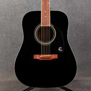 Epiphone Songmaker DR-100 Acoustic Guitar - Ebony - Ex Demo Epiphone Songmaker DR-100 Acoustic Guitar - Ebony - Ex Demo