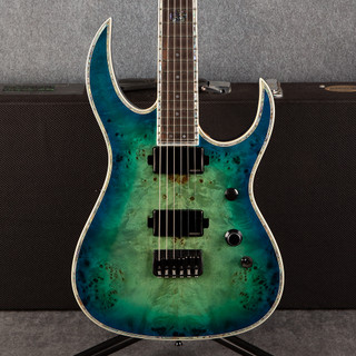 BC Rich Extreme Series Shredzilla Exotic - Cyan Blue - Hard Case - 2nd Hand