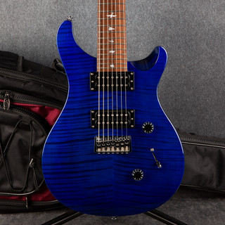 PRS SE Custom 24 7-String - Royal Blue - Gig Bag - 2nd Hand