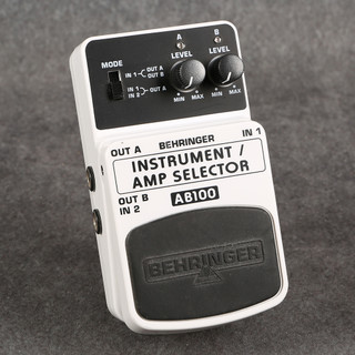Behringer AB100 Amp Instrument Selector - 2nd Hand Behringer AB100 Amp Instrument Selector - 2nd Hand