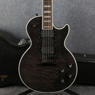 Epiphone Les Paul Coustom Prophecy Plus - Midnight Ebony - Hard Case - 2nd Hand