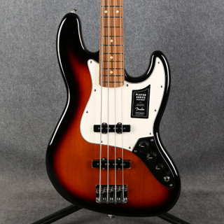 Fender Player Jazz Bass - Pau Ferro - 3-Tone Sunburst - Boxed - 2nd Hand