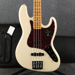 Fender Player Plus Jazz Bass - Olympic Pearl - Gig Bag - 2nd Hand