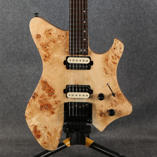 Eart GW-1 Headless Guitar - Natural Burl Maple Satin - 2nd Hand Eart GW-1 Headless Guitar - Natural Burl Maple Satin - 2nd Hand