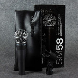 Shure SM58 Microphone - Case - Boxed - 2nd Hand (131158) Shure SM58 Microphone - Case - Boxed - 2nd Hand (131158)