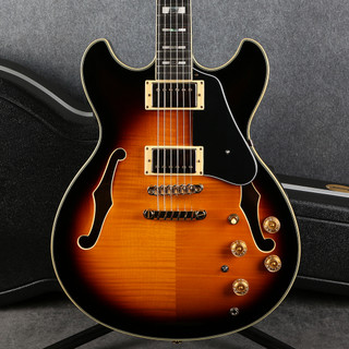 Ibanez John Scofield JSM10-VYS - Vintage Yellow Sunburst - Hard Case - 2nd Hand