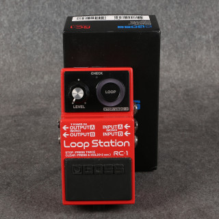 Boss RC1 Looper - Boxed - 2nd Hand Boss RC1 Looper - Boxed - 2nd Hand