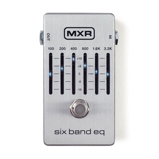 MXR M109S Six Band EQ FX Pedal, Silver