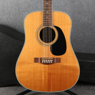 Farida D16/12 12 String Dreadnought Acoustic - Natural - Hard Case - 2nd Hand