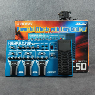 Boss ME-50 Guitar Multi FX - Box & PSU - 2nd Hand Boss ME-50 Guitar Multi FX - Box & PSU - 2nd Hand