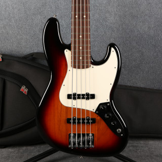 Fender Player Jazz Bass V - 3 Tone Sunburst - Gig Bag - 2nd Hand