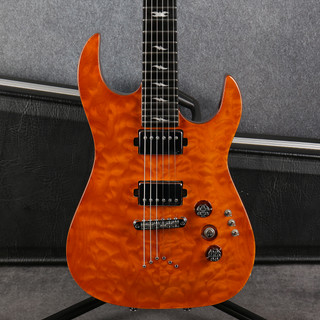 BC Rich Assassin QX6 - Amber Quilt - Hard Case - 2nd Hand