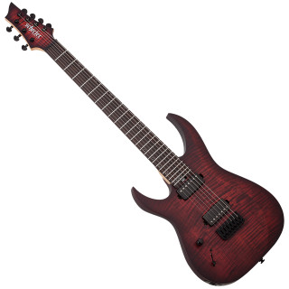 Schecter Sunset-7 Extreme LH - Scarlet Burst