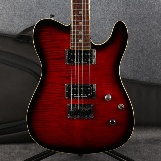 Fender Special Edition Telecaster FMT HH Black Cherry Burst - Gig Bag - 2nd Hand