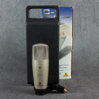 Behringer C-1 Studio Condenser Microphone - Case - Boxed - 2nd Hand